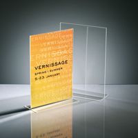 Produktbild: Tischaufsteller A4 Sigel, gerade