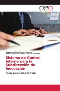 Produktbild: Sistema de Control Interno para la Subdirecci&oacute;n de Innovaci&oacute;n