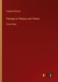 Produktbild: Parerga zu Plautus und Terenz