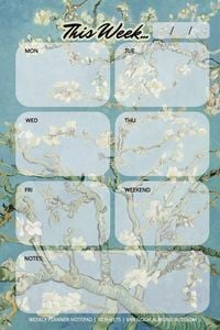 Produktbild: Weekly Planner Notepad