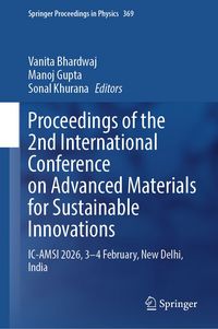 Produktbild: Proceedings of the 2nd International Conference on Advanced Materials for Sustainable Innovations