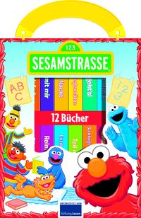 Produktbild: Sesamstraße - Meine erste Bibliothek - Bücherbox mit 12 Pappbilderbüchern
