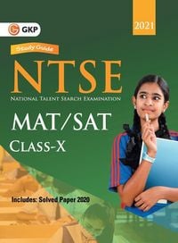 Produktbild: NTSE 2020-21 Class 10th (MAT & SAT) - Guide