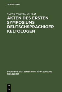 Produktbild: Akten des ersten Symposiums deutschsprachiger Keltologen