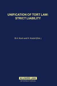 Produktbild: Unification of Tort Law: Strict Liability