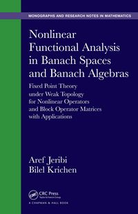 Produktbild: Nonlinear Functional Analysis in Banach Spaces and Banach Algebras