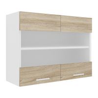 Produktbild: K&uuml;chenschrank B. 80 cm H&auml;ngeschrank K&uuml;che Esilo