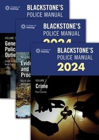 Produktbild: Blackstone's Police Manuals Three Volume Set 2024
