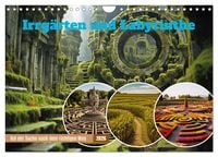 Produktbild: Irrg&auml;rten und Labyrinthe (Wandkalender 2026 DIN A4 quer), CALVENDO Monatskalender