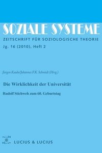 Produktbild: Die Wirklichkeit der Universit&auml;t
