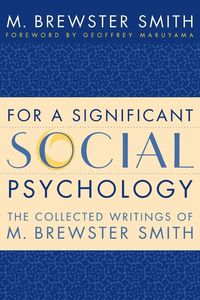 Produktbild: For a Significant Social Psychology