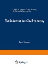 Produktbild: Mandantenorientierte Sachbearbeitung