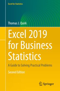 Produktbild: Excel 2019 for Business Statistics
