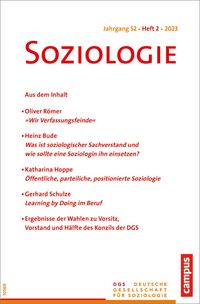 Produktbild: Soziologie 02/2023