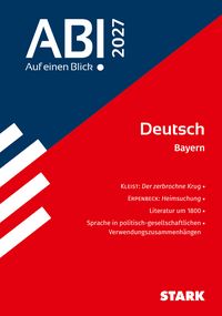 Produktbild: STARK Deutsch - Abi - Auf einen Blick! 2027 Bayern