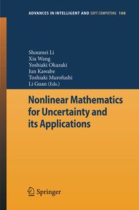 Produktbild: Nonlinear Mathematics for Uncertainty and its Applications