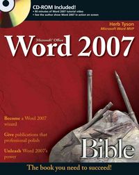 Produktbild: Microsoft Word 2007 Bible