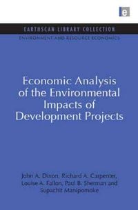 Produktbild: Dixon, J: Economic Analysis of the Environmental Impacts of