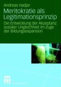Produktbild: Meritokratie als Legitimationsprinzip