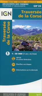 Produktbild: Travers&eacute;e de la Corse GR20 1:50 000