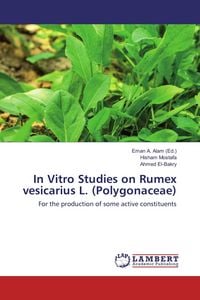 Produktbild: In Vitro Studies on Rumex vesicarius L. (Polygonaceae)