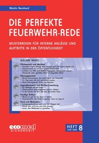 Produktbild: Die perfekte Feuerwehr-Rede Heft 8
