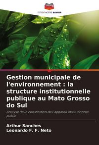 Produktbild: Gestion municipale de l'environnement : la structure institutionnelle publique au Mato Grosso do Sul