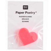Produktbild: Radiergummi Herz Neonpink