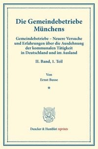 Produktbild: Die Gemeindebetriebe M&uuml;nchens.