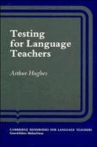 Produktbild: Arthur Hughes, H: Testing for Language Teachers