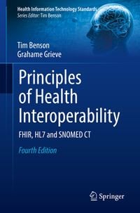 Produktbild: Principles of Health Interoperability