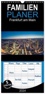 Produktbild: Familienplaner 2026 - Frankfurt am Main mit 5 Spalten (Wandkalender, 21 x 45 cm) CALVENDO