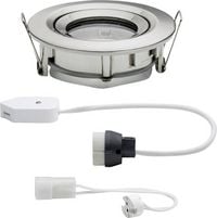 Produktbild: Paulmann Nova Bad-Einbauleuchte Halogen, Energiesparlampe GU10, GU5.3 35 W IP65 Eisen (geb&uuml;rstet)