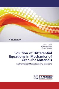 Produktbild: Solution of Differential Equations in Mechanics of Granular Materials
