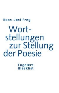 Produktbild: Wortstellungen zur Stellung der Poesie