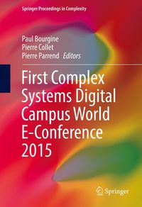 Produktbild: First Complex Systems Digital Campus World E-Conference 2015