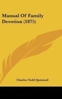 Produktbild: Manual Of Family Devotion (1875)
