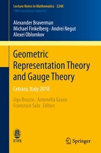 Produktbild: Geometric Representation Theory and Gauge Theory