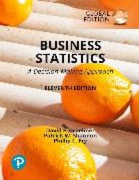 Produktbild: Business Statistics: A Decision Making Approach, Global Edition + MyLab Statistics with Pearson eText (Package)