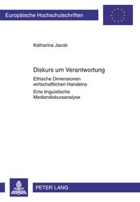 Produktbild: Diskurs um Verantwortung