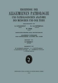 Produktbild: Ergebnisse der Allgemeinen Pathologie und Pathologischen Anatomie des Menschen und der Tiere