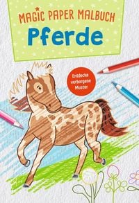 Produktbild: Magic Paper Malbuch - Pferde