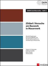 Produktbild: (D&uuml;bel-) Versuche am Bauwerk in Mauerwerk