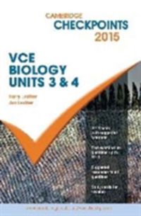 Produktbild: Leather, H: Cambridge Checkpoints VCE Biology Units 3 and 4