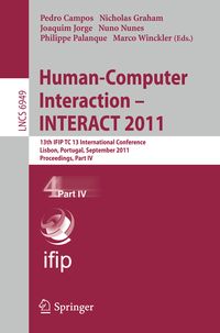 Produktbild: Human-Computer Interaction -- INTERACT 2011