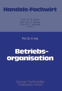 Produktbild: Betriebsorganisation