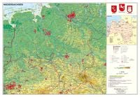 Produktbild: Niedersachsen physisch 1:460 000