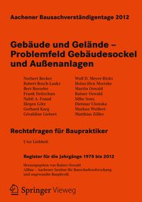 Produktbild: Aachener Bausachverst&auml;ndigentage 2012