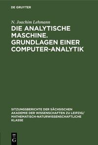 Produktbild: Die analytische Maschine. Grundlagen einer Computer-Analytik