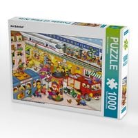 Produktbild: CALVENDO Puzzle Am Bahnhof | 1000 Teile Lege-Gr&ouml;&szlig;e 64x48cm Foto-Puzzle f&uuml;r gl&uuml;ckliche Stunden
